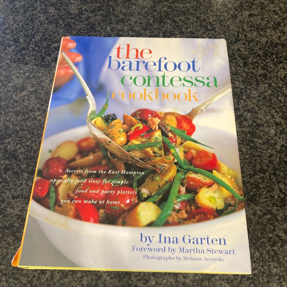 The Barefoot Contessa Cookbook by Ina Garten - Colorful Cover